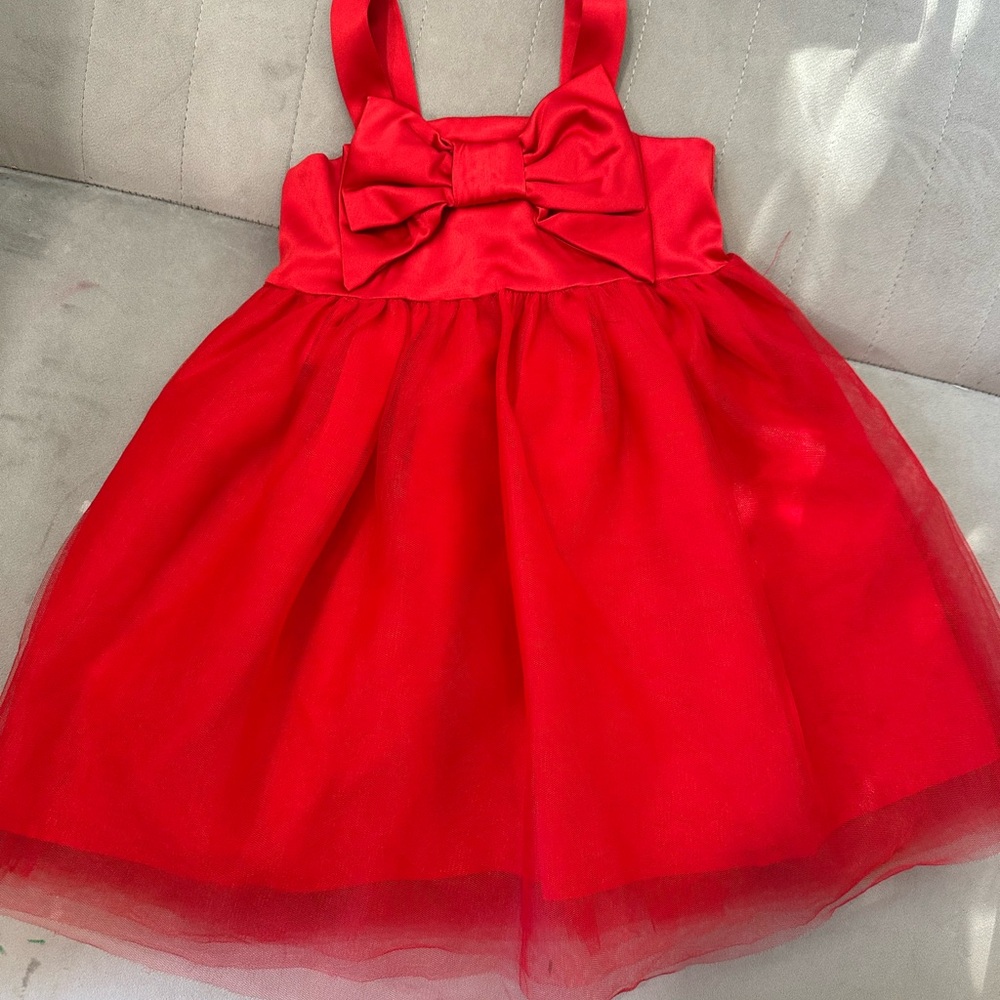 Janie and Jack Vibrant Red Dress